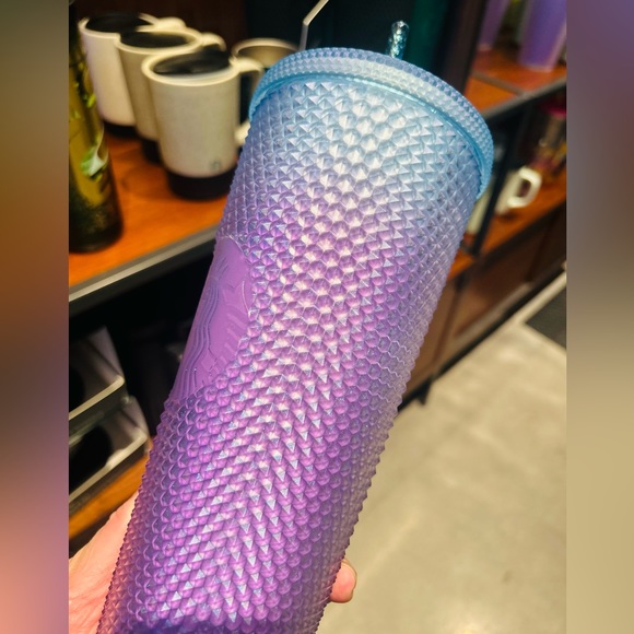Starbucks Purple Soft Touch Studded Cup Ombre Bling Tumbler 24oz Venti New 2024 - Picture 14 of 15